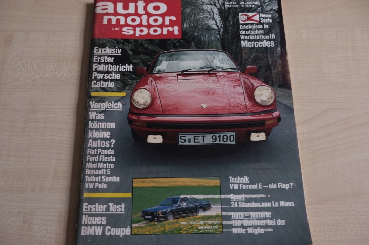 Deckblatt Auto Motor und Sport (13/1982)